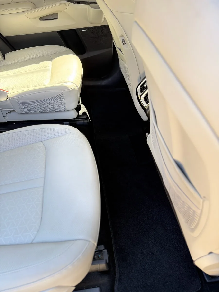 Kia interior after Premier Detailing mobile reset, clean seats and carpet, Johnson County Kansas