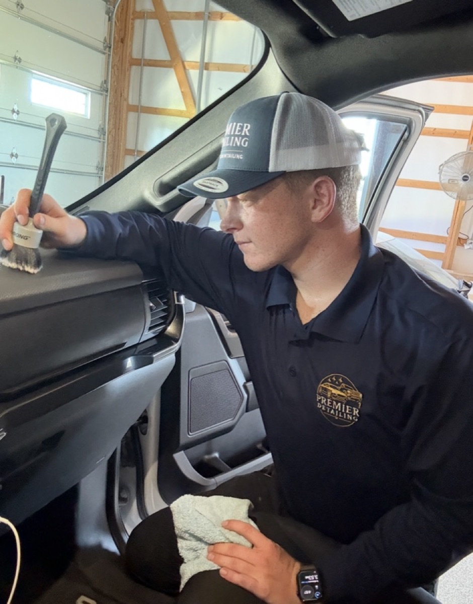 Joe Young, owner of Premier Detailing LLC, mobile car detailing Johnson County KS