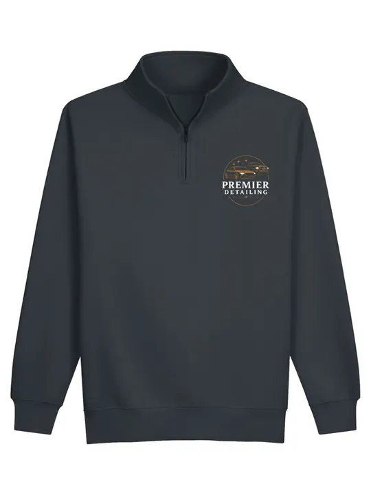 Premier Quarter-Zip with the round Premier Detailing badge